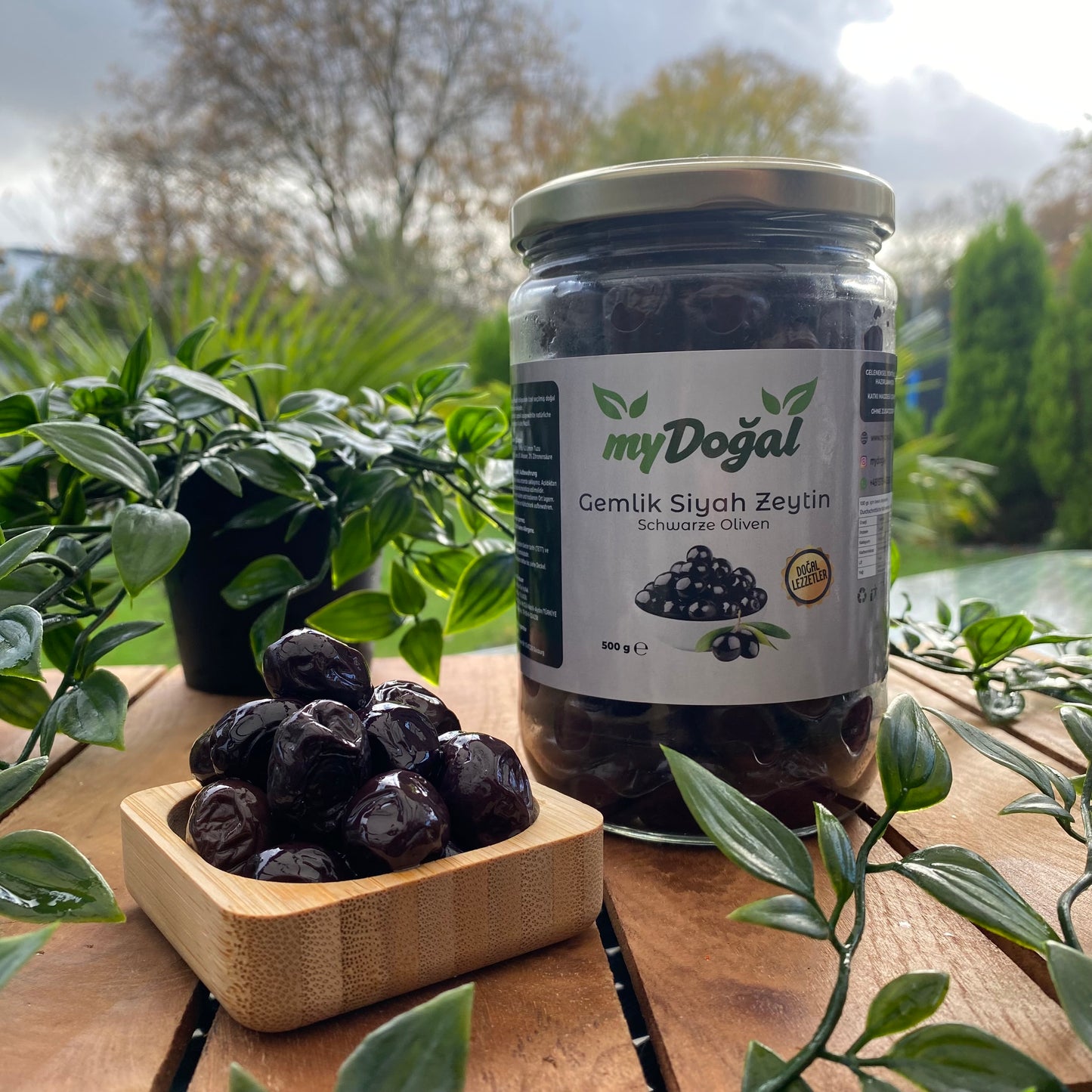 schwarze Oliven aus Gemlik - 700gr
