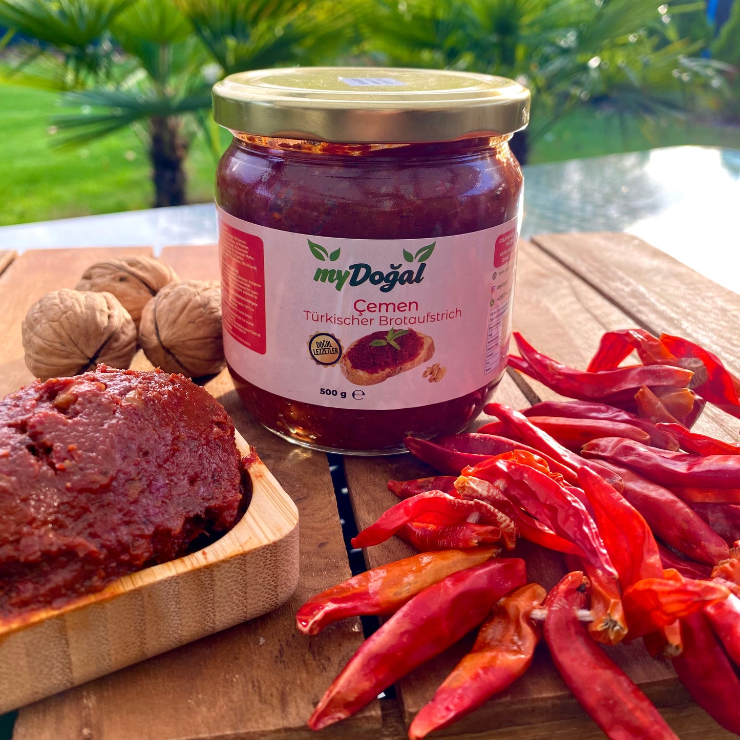 Würzige türkische Walnuss-Paprika Acuka creme, Cemen Paste – 500 gr