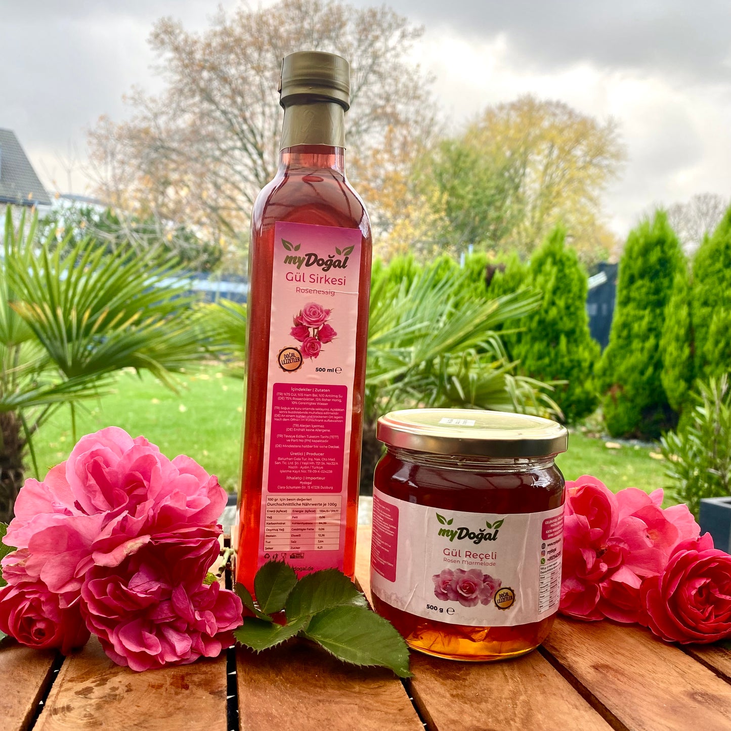 Gül Sirkesi - 500ml