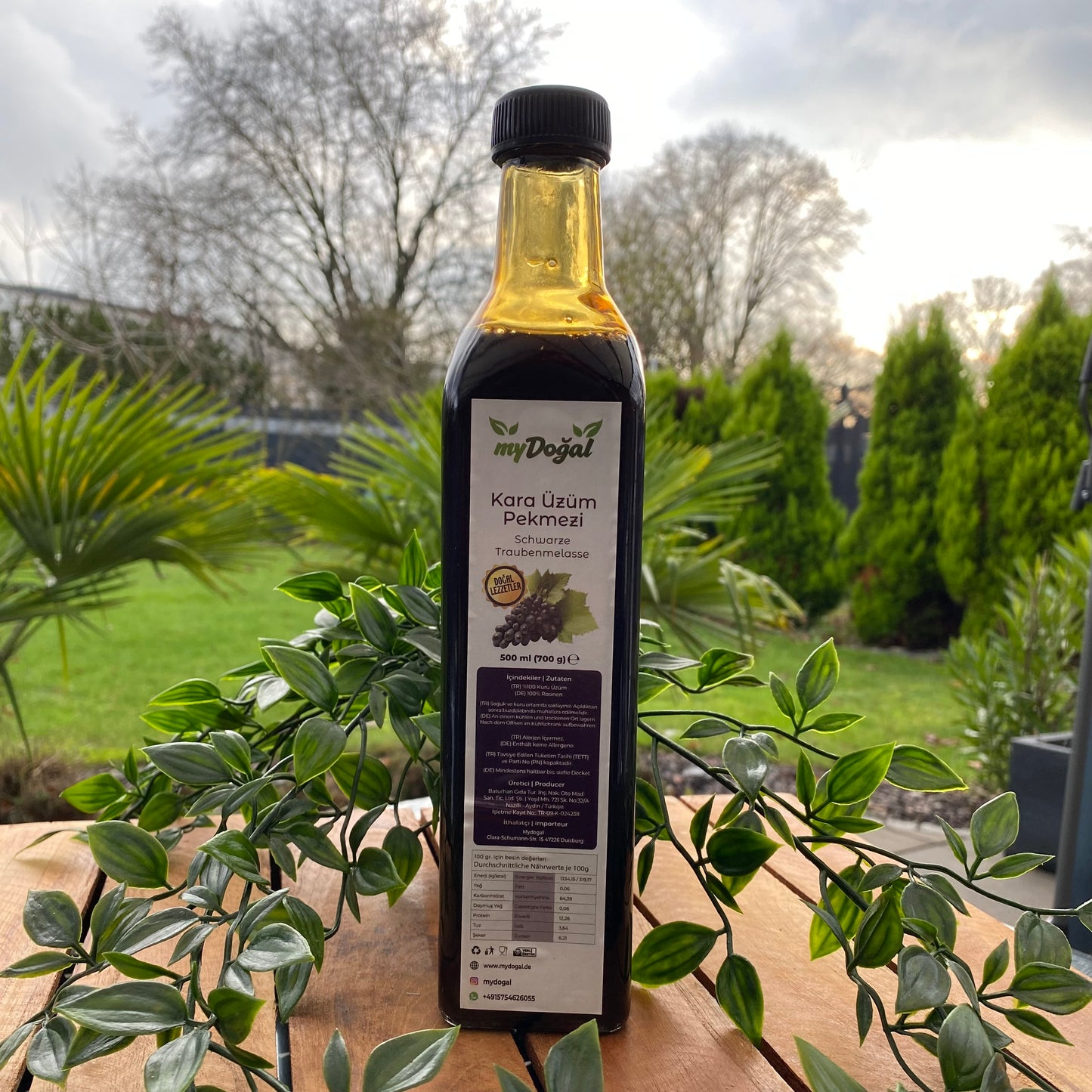 Schwarze Traubenmelasse – 500 ml