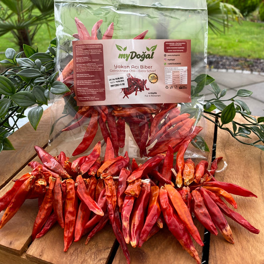 Kurutulmuş Aci Biber - 4 kişilik ekstra acı