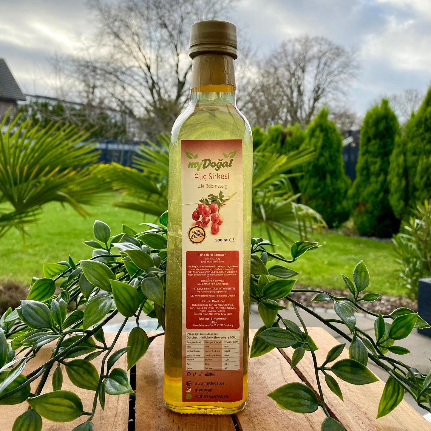 Weißdornessig – 500 ml