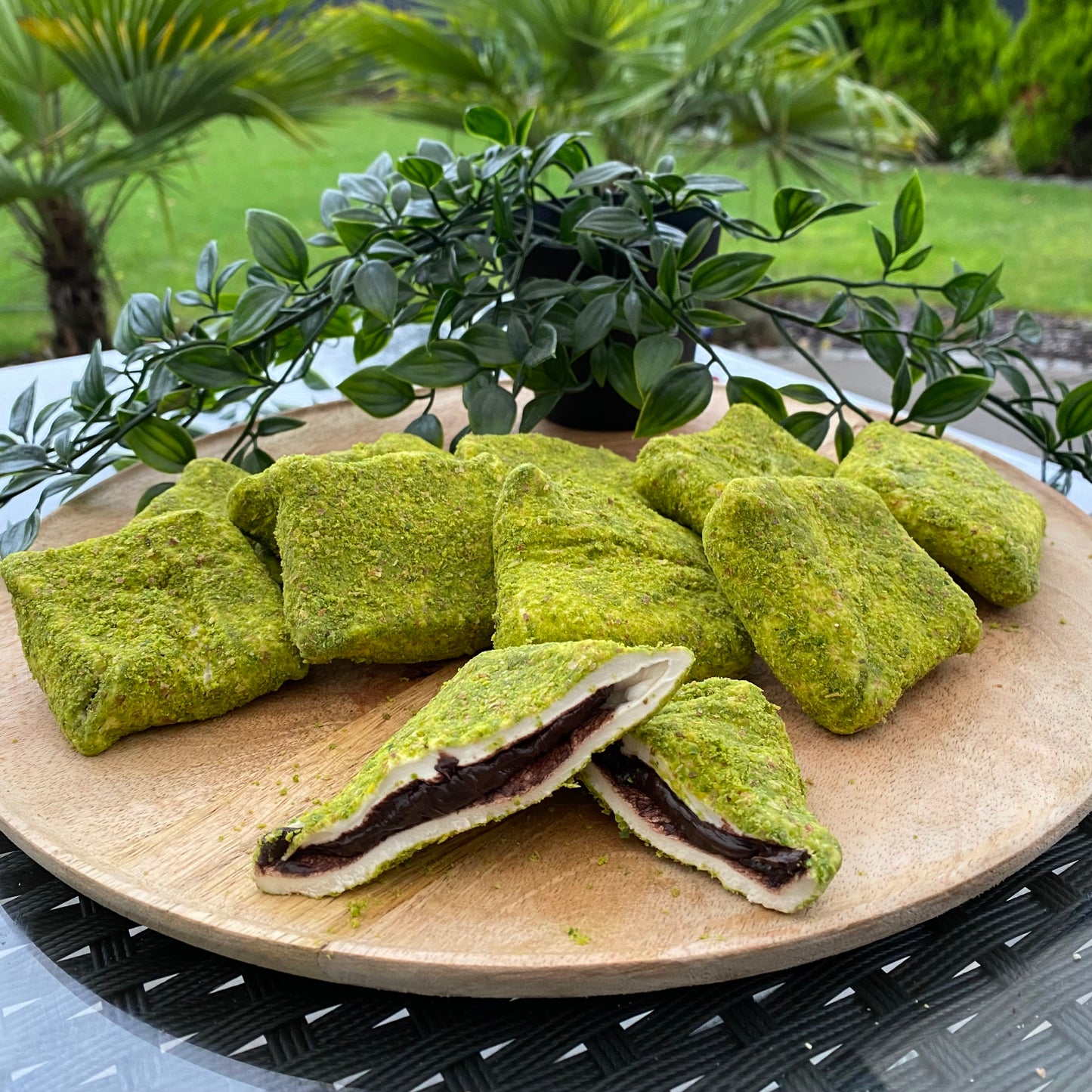 Türkischer Schokoladengenuss mit Pistazienpulver – 250 g