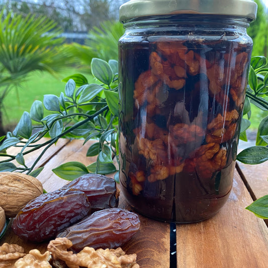 Cevizli kuru hurma reçeli - 750 gr