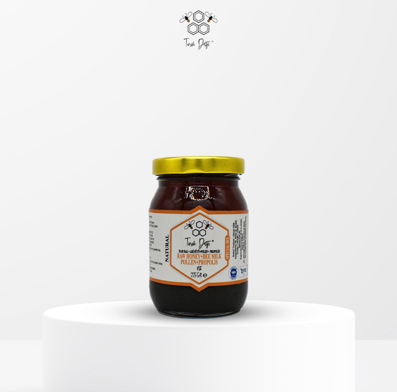 Toros Dağı Arı Sütü - Polen - Propolis - Bal Karışımı 225 gr